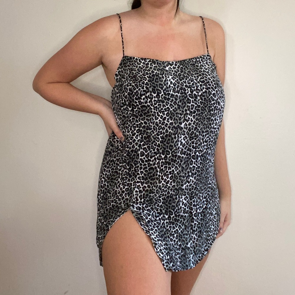 Motel Rocks Cheetah Slip Dress